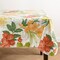 Callisto Tropical Floral Water- and Stain-Resistant Vinyl Tablecloth with Flannel Backing